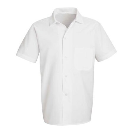 Vf Imagewear Chef Designs Button-Front Short Sleeve Cook Shirt, White, Polyester/Cotton, XL 5010WHSSXL